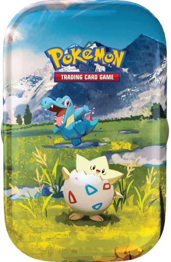 Pokémon TCG: Mega Evolution—Ascended Heroes Mini Tin: Togepi & Totodile (1 Sticker Sheet, a Pokémon Art Card & 2 Booster Packs) (Copy)