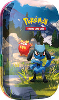 Pokémon TCG: Mega Evolution—Ascended Heroes Mini Tin: Riolu & Darumaka (1 Sticker Sheet, a Pokémon Art Card & 2 Booster Packs)